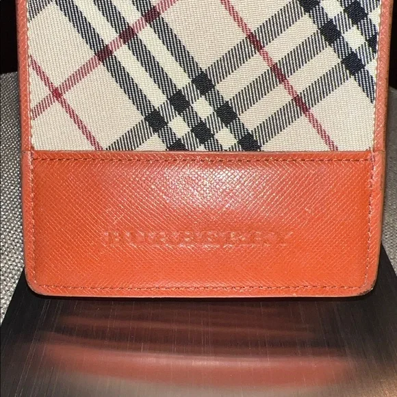 Burberry Checkered Canvas and Leather Wallet - Picture 3 of 17